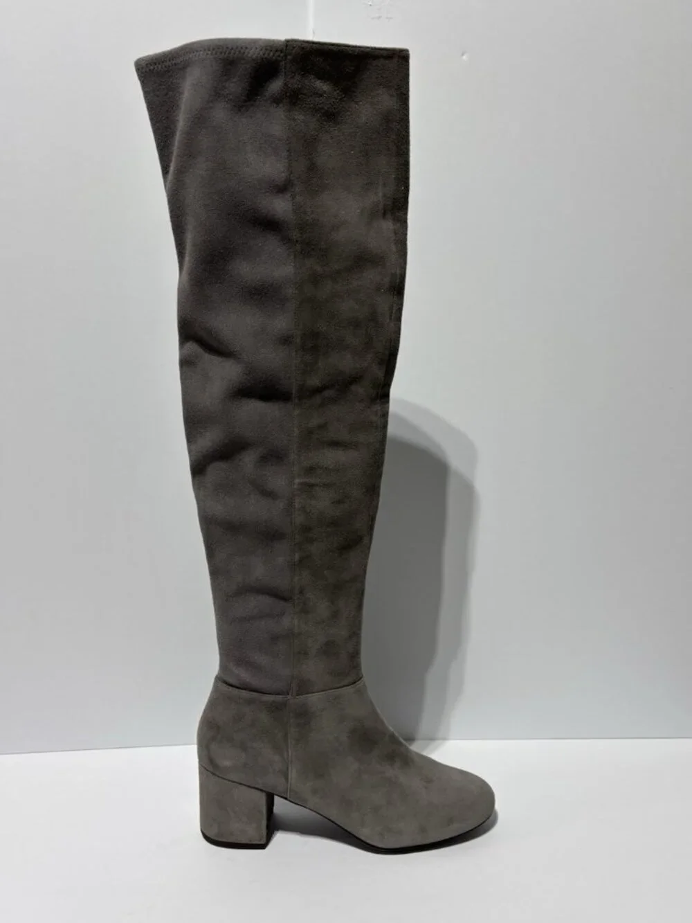Cole Haan Women’s Elnora Gray Suede Over The Knee Boots, Size 7 M